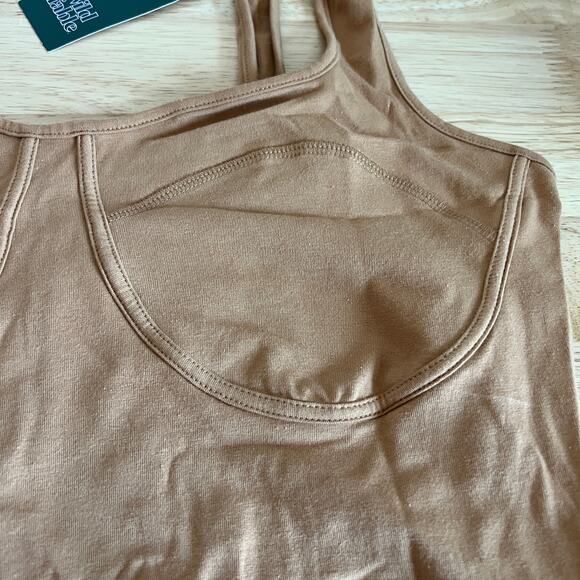 Wild Fable Women's Brown Bustier Cropped Tank Top - Size Small - NWT - Picture 6 of 6